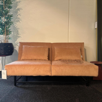 Brühl - Schlafsofa First Class Stoff 2813 52 Rosa Gestell Metall Schwarz - 4