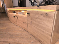 Ideal Möbel - Wohnkombination Holz Inklusive Beleuchtung - 4