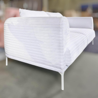 IP Design - Sofa Loop 2/75 Stoff Glory IP1791-171 Weiß Gestell Weiß - 2