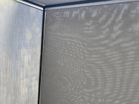 Gloster - Doppelliege Lodge Cabana Rahmen Aluminium Meteor Schwarz Pulverbeschichtet Stoff Blend Fog Grau Rücken Holz Teak - 4