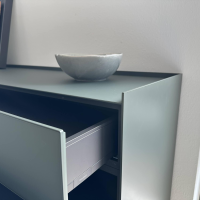 Rimadesio - Sideboard Self Bold Glas Matt Verde Lichte 147 Grün Gestell Metall Verde Lichte 314 Grün Lackiert - 2