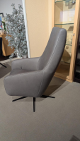 DFM - Sessel Ravi Leder W10 Grau Fuß Schwarz Funktion Mechanisch - 6