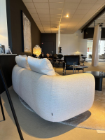 Poliform - Sofa Saint-Germain Stoff Chios 1 Bianco Weiß Füße Nickel Braun Matt Inkl. 3 Rückenkissen - 5
