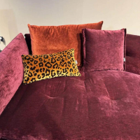 Bretz - Ecksofa Manyara Z 101 li Stoff 67 7119 Margaux Rot Lila - 3