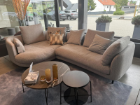Rolf Benz - Ecksofa Kumo Stoff 17 700 Graubraun Gestell Aluminium Schwarz Matt Inklusive 6 Kissen - 5