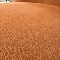 Rolf Benz - Drehsessel 562 Stoff 15.410 Orange Gestell Eiche - 8