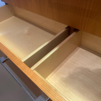 Wenz - Hängekommode Holz Kirschbaum Mit 2 Schubkästen - 2