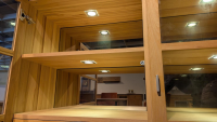Venjakob - Highboard Caletta Kernbuche Teilmassiv Geölt mit Beleuchtung - 2