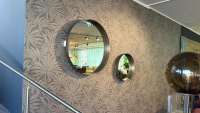 Cattelan Italia - 2er-Set Spiegel Wish Rahmen Metall Silber - 4