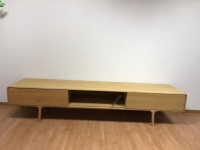 Gazzda - Lowboard Fawn Eiche Massiv Weiß Geölt - 7