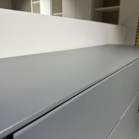 Musterring - Sideboard Q Media 2.0 Lack Mattglas Grau Inklusive Beleuchtung - 5