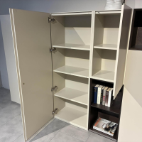 Kettnaker - Schrankkombination Alea Lack Kiesel Grau Absetzung Eiche Nero Inklusive Einteilung - 7