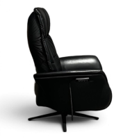 himolla - Sessel 7051 Easy Swing M Leder 24 Longlife Black Schwarz Gestell Metall Schwarz Mit Elektrischer Verstellung - 2