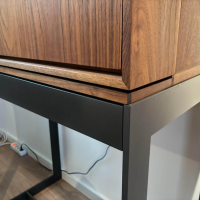 Riva1920 - Schrank Cambusa Fly Reserve Nussbaum Gestell Eisen Lackiert - 8