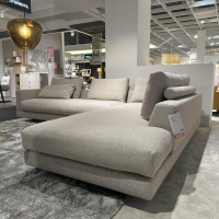 WK Wohnen - Ecksofa WK 592 Stoff Isabella Muschel Grau Verdeckter Gleiter - 6