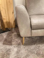 Natura - Ecksofa Tulsa KV Leder Longlife Cloudy Gravel Beige - 9