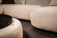 Violetta - Ecksofa Ornella Boxspring Creme Inkl. Hocker - 5