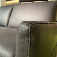 Steinpol - Element group Ortho Sedis 2.0 Anthracite Leather Longlife Evita Anthracite Metal base Black - 3