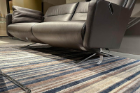 De Sede - Sofa Bero Leder Select 77 Cigarro Grau Braun Füße Hochglanz Verchromt - 2