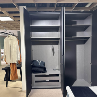 Nolte - Einbaukleiderschrank Concept Me 100 Korpus L1 Basalt Grau Front G57 Grauspiegel - 5