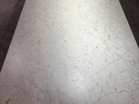 Cassina - Esstisch Doge W01 37 Marmor Carrara Weiß Gestell Aluminium Grau - 3