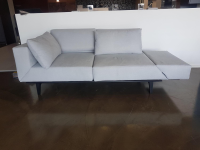 Franz Fertig - Sofa Jill fabric E Cape 60 Lightgrey Grey with adjustment function - 10