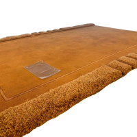 Eigene Herstellung - Teppich Brücke 140x200 cm Schurwolle Ocker Okka - 5