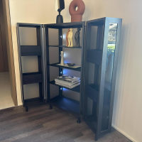 Culti Shakkai - Badezimmerschrank Cube Grau Und Schwarztöne - 5