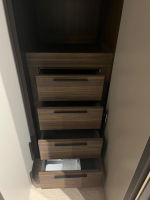 Novamobili - Kleiderschrank Night Collection 2022 Front Lack 331 Visone Matt Korpus 72 Noce Mit Beleuchtung - 6