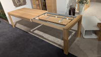 Decker - Dining table Amaro oak bianco solid with extension - 5