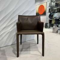 Walter Knoll - Stuhl Saddle Chair Leder Saddle Khaki Braun - 6