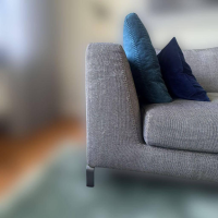 B&B Italia - Sofa Ray Stoff Elsa Graubraun/ Creme Grau Gestell Aluminium Nickel Bronzefarbig Lackiert (Second Life) - 5