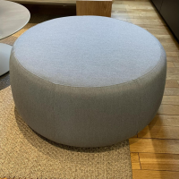 Tribù - Pouf Nomad Bezug Stoff Natté Carbon Sky Blau Grau Mit Dry Foam Gestell Kunststoff - 7