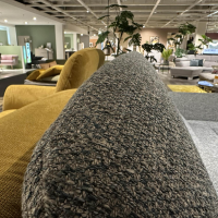 Poco - Sofa Mega Liv'in Stresa Stoff Jazz 45 Grey Grau Füße Metall Schwarz Matt Inklusive Kissen Und Kopfteilverstellung - 6