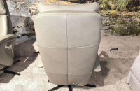 Hukla - Sessel Henning Leder BelVita Olive 59 Beige Sternfuß Schwarz Inklusive Motorischer Verstellung - 6