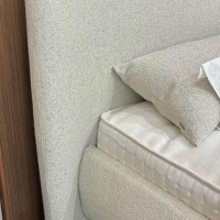 Schramm - Bett Origins Complete Levina Stoff Fabrice 3680 Natur Creme Inkl. Matratzen - 4