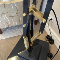 Anglepoise - Stehleuchte Giant Brass Gusseisen Dunkelgrau Messing - 7