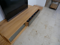 Team 7 - Wohnwand LUX LXWW1 Kernbuche Massiv Naturöl Glasfront Palladium - 7