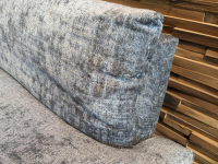 WK Wohnen - Set of 2 chairs with bench WK790/791 fabric B3094 basalt gray - 8