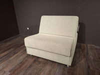 Bali - Schlafsessel Messina Stoff Beige Creme 8-2504 Metallfuß Chrom - 5