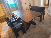 Hay - Outdoor Sitzgruppe Create Dining Kiefernholz Schwarz Wasserbasiert Lackiert - 8