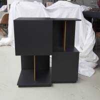 MDF Italia - Bücherregal FO13001-0002 Holz Braun Schwarz - 7