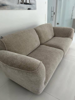 Edra - Sofa Grande Soffice Zweisitzer Stoff Tasty Soft T8575-21 Grau - 6