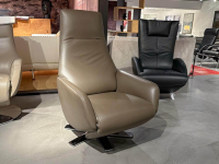 De Sede - Elektrosessel Skye Leder Living Truffle Braun 6 Sternfuß Hochglanz Verchromt - 2