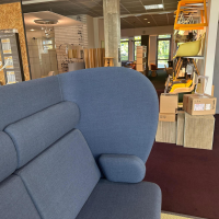 Fritz Hansen - Sofa Plenum Zweisitzer Stoff Capture 6001 Blau Gestell Metall Anthrazit Pulverbeschichtet - 10