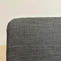 Walter Knoll - 6er Set Stuhl Liz 1300 Stoff Bora Slate Grau Gestell Hochglanz Verchromt Stapelbar Mit Kunststoffgleitern - 7