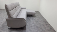 himolla - Ecksofa 4051 Leder Eleganza Koala Grau Füße Metallkufen Anthrazit Mit Verstellfunktionen - 6