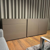 Interlübke - Sideboard Jorel Lack M10 Bronze Metallic Abdeckplatte Lack M10 Bronze Metallic - 2