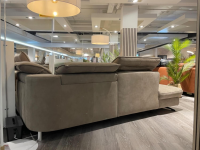 Hukla - Ecksofa Heidi Leder Aurelia Alu Grau Metallkufe Edelstahlfarbig Silber - 8