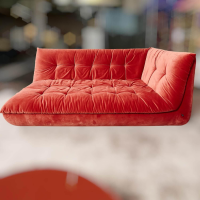 IP Design - Soulmate Sofa 220/110 Stoff City Velvet Reloaded CA7832/063 Rot - 4